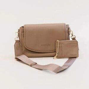 Taupe Crossbody Bag